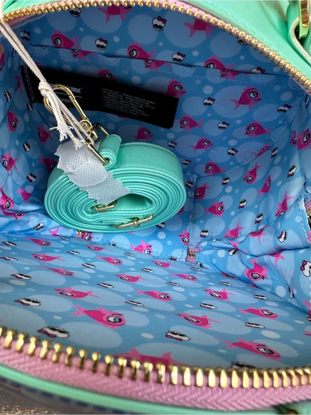 Loungefly Monster High Lagoona Blue “Fish Bowl”/Neptuna bag